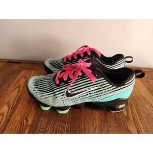 Nike Air VaporMax Flyknit 3 South Beach Athletic Shoes BQ5238-300 Youth Size 6Y